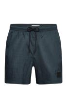 Medium Drawstring Badeshorts Blue Calvin Klein