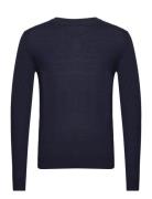 Charlesbb Crew Neck Tops Knitwear Round Necks Navy Bruuns Bazaar