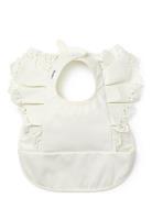 Baby Bib - Vanilla White Baby & Maternity Baby Feeding Bibs Sleeveless...