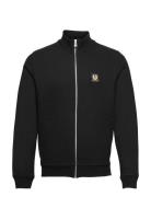 Belstaff Full Zip Sweatshirt Black Designers Sweatshirts & Hoodies Swe...