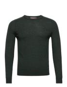 Merino Ck Designers Knitwear Round Necks Green Morris