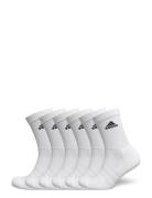 C Spw Crw 6P Sport Socks Regular Socks White Adidas Performance