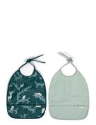 Hagesmæk M. Bindebånd 2-Pak - Night Baby & Maternity Baby Feeding Bibs...