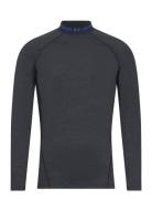 Ua Coldgear® Twist Mock Sport T-Langærmet Skjorte Black Under Armour