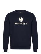 Belstaff Signature Crewneck Sweatshirt Tile Green Designers Sweatshirt...