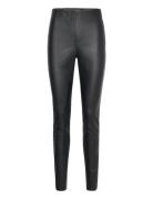 Veganibbchrista Leggins Bottoms Trousers Leather Leggings-Bukser Black...