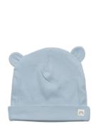 Cap W Ears Rib Accessories Headwear Hats Beanie Blue Lindex