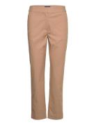 Slim Slack Bottoms Trousers Slim Fit Trousers Khaki Green GANT