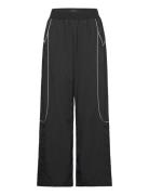 Relaxed Track Trousers Bottoms Sweatpants Black HAN Kjøbenhavn