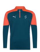 Neymar Jr Creativity 1/4 Zip Top Sport T-Langærmet Skjorte Blue PUMA