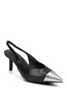 Stiletto Shoes Heels Pumps Sling Backs Black Sofie Schnoor