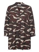 Magona Tops Tunics Brown Masai