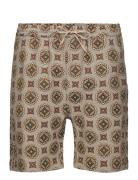 Hank Jacquard Shorts Bottoms Shorts Casual Brown Les Deux