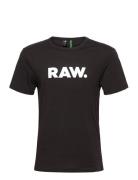 Holorn R T S\S Tops T-Kortærmet Skjorte Black G-Star RAW