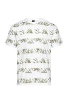 Onsnewiason Life Reg Aop Stripe Ss Tee Tops T-Kortærmet Skjorte White ...