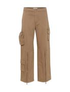 Mirjagz Hw Cargo Pants Bottoms Trousers Cargo Pants Brown Gestuz