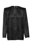 Top Tops Blouses Long-sleeved Black Just Cavalli