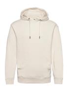 Bhdownton Hood Sweat Noos Tops Sweatshirts & Hoodies Hoodies Cream Ble...