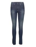 3301 Skinny Slit Wmn Bottoms Jeans Skinny Blue G-Star RAW