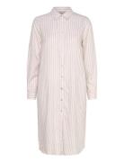 Casual Dress Knælang Kjole Beige Brandtex