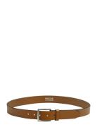 Pcnady Leather Jeans Belt Noos Bælte Brown Pieces