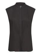 Betarni1 Tops Blouses Sleeveless Black BOSS