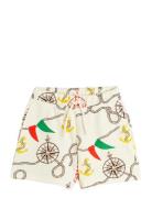 Nautical Aop Sweatshorts Bottoms Shorts Multi/patterned Mini Rodini