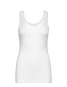 Pamila Top Tops T-shirts & Tops Sleeveless White B.young