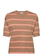 Bymmorla Tshirt - Tops Knitwear Jumpers Brown B.young