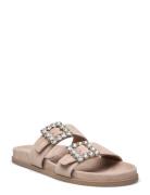 Sandals Flade Sandaler Beige Billi Bi