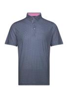 Mattr Palm Deco Polo Tops Polos Short-sleeved Navy PUMA Golf