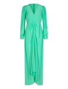 Margaux Maxi Dress Maxikjole Festkjole Green Second Female