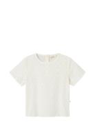 Nmfhirsa Ss Loose Shirt Lil Tops T-Kortærmet Skjorte White Lil'Atelier