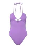 Swimsuit Bianca Badedragt Badetøj Purple Lindex