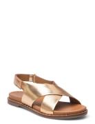 Sandal Flade Sandaler Gold Sofie Schnoor