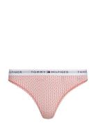 Thong Print G-streng Undertøj White Tommy Hilfiger