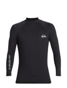 Everyday Upf50 Ls Tops T-Langærmet Skjorte Black Quiksilver