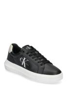 Chunky Cupsole Laceup Lth Ml Mtl Low-top Sneakers Black Calvin Klein