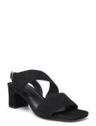 Ginger Sandal Med Hæl Black Dasia