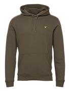 Pullover Hoodie Tops Sweatshirts & Hoodies Hoodies Green Lyle & Scott