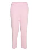 Kasakura Hw Cropped Pants Bottoms Trousers Straight Leg Pink Kaffe