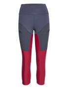 Ane Hiking Capri Sport Running-training Tights Multi/patterned Kari Tr...