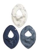 Bandana Bib Boy -Aop  Baby & Maternity Care & Hygiene Dry Bibs Blue Pi...