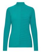 Viscose Pullover Tops Knitwear Jumpers Blue Rosemunde