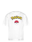 Pokemon T-Shirt Tops T-Kortærmet Skjorte White Mango