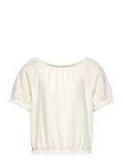 Kognew Naya S/S Top Jrs Tops T-Kortærmet Skjorte White Kids Only