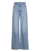 Deck 2.0 High Loose Wmn Bottoms Jeans Wide Blue G-Star RAW