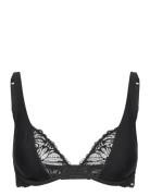 Triangle Bianca Lingerie Bras & Tops Wired Bras Black BOSS