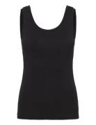 Stabil Tank Top Tops T-shirts & Tops Sleeveless Black A-View