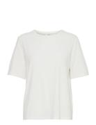 Bypamila Half Sl Tshirt 2 Tops T-shirts & Tops Short-sleeved White B.y...